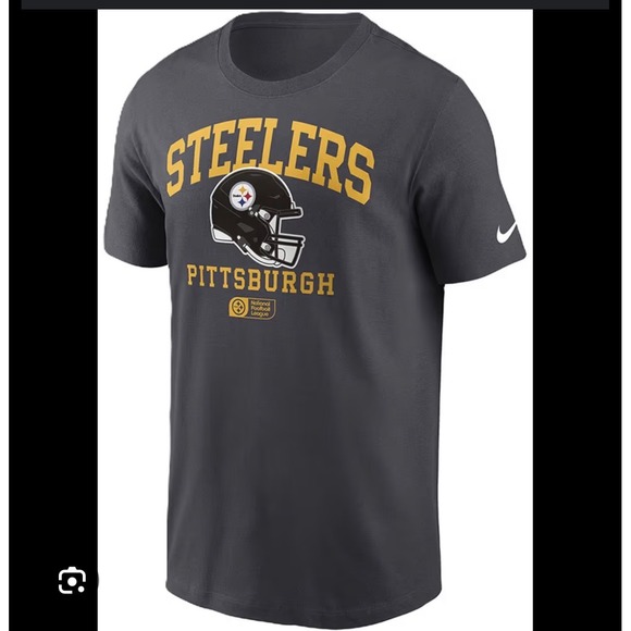 Nike NFL Team Apparel Other - NWT Nike Dri‎ Fit NFL Team Apparel Pittsburg Steelers Helmet Graphic Tee SZ 2XL